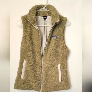Tan Patagonia fleece Vest